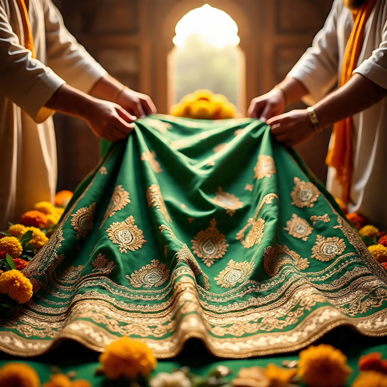 Chadar at shrine